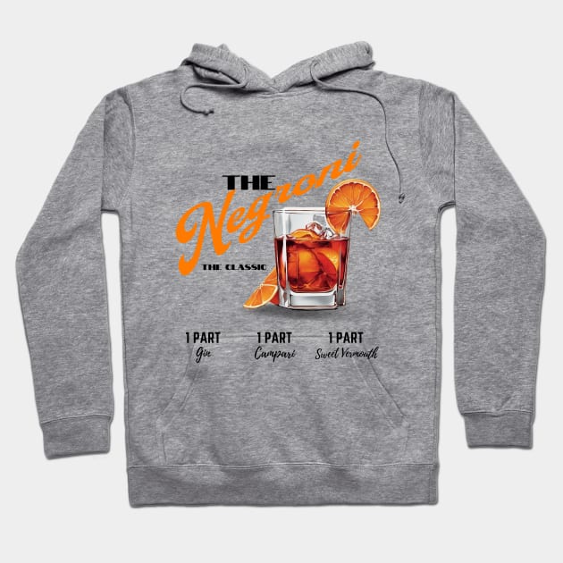 Negroni the classic cocktail Hoodie by Teessential